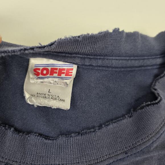 Vintage Air Force Shirt Mens Large Soffe Physical Training Ali Al Salem 90s Tee - Picture 4 of 12